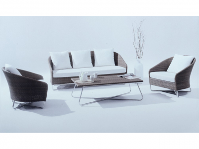 Комплект мебели Tagliamento Olimpo алюминий, искусственный ротанг бронзовый Фото 1
