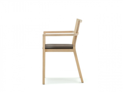 Кресло деревянное мягкое PEDRALI Feel дуб, ткань Фото 5