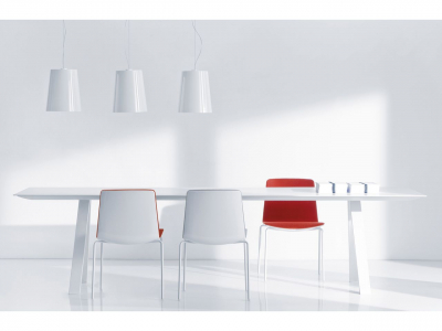 Стол ламинированный PEDRALI Arki-Table Compact сталь, алюминий, компакт-ламинат HPL белый Фото 9