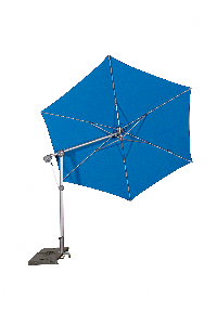 Зонт садовый D_P Protect 300 алюминий/полиэстер синий Фото 2