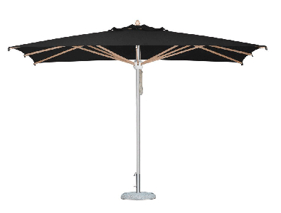 Зонт профессиональный Scolaro Milano Standard алюминий, акрил черный Фото 2