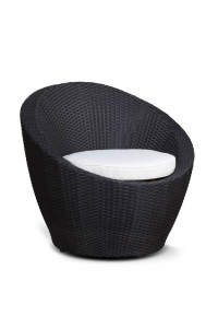 Комплект плетеной мебели 4SIS Туллон алюминий, искусственный ротанг черный Фото 4