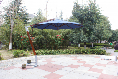 Зонт садовый Antar Garden дерево/полиэстер синий Фото 1