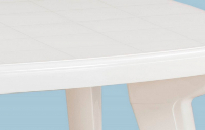 Стол пластиковый обеденный BiRattan Sanremo Trendy пластик белый Фото 3