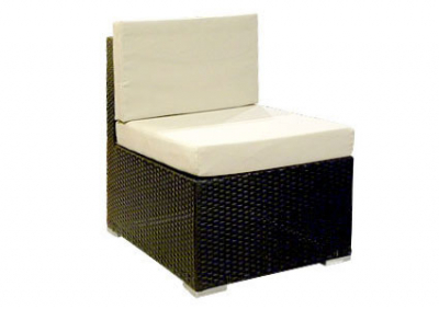 Промежуточный модуль с 2 подушками GARDA искусственный ротанг, алюминий в ассортименте Фото 1