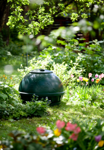 Термокомпостер садовый Kekkila Globe полиэтилен темно-зеленый Фото 9