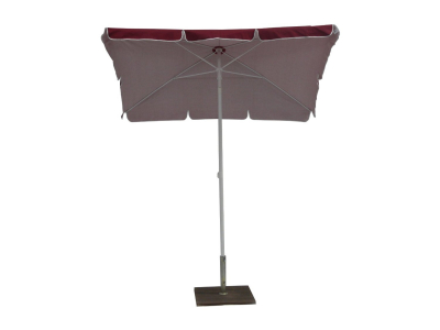 Прямоугольный зонт с поворотной рамой Maffei сталь, хлопок бордовый Фото 4