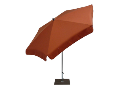 Зонт садовый с поворотной рамой Maffei Mare сталь, дралон терракотовый Фото 2