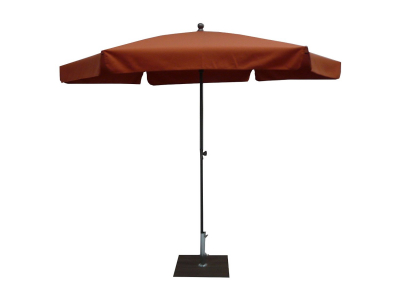 Зонт садовый с поворотной рамой Maffei Mare сталь, дралон терракотовый Фото 4