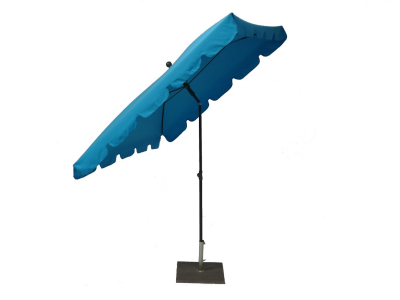 Зонт садовый с поворотной рамой Maffei Allegro сталь, TexMa бирюзовый Фото 2