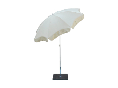 Зонт садовый с поворотной рамой Maffei Novara сталь, полиэстер белый Фото 2