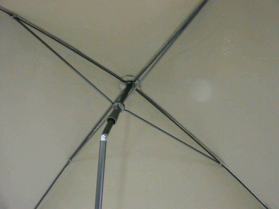 Зонт садовый с поворотной рамой Maffei Kronos сталь, полиэстер зеленый Фото 6