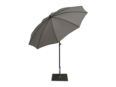 Зонт садовый с поворотной рамой Maffei Border сталь, дралон серо-коричневый Фото 3