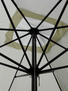 Зонт садовый Maffei Cathay сталь, полиэстер слоновая кость Фото 3