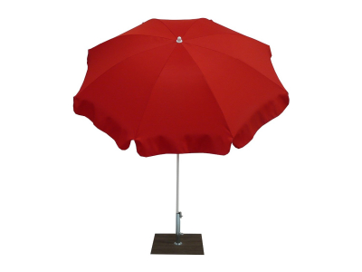 Зонт садовый с поворотной рамой Maffei Borgo сталь, полиэстер красный Фото 2