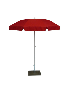 Зонт садовый с поворотной рамой Maffei Borgo сталь, полиэстер красный Фото 3