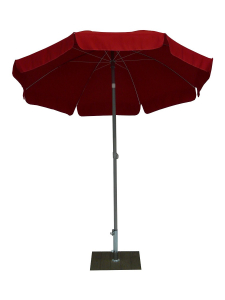 Зонт садовый с поворотной рамой Maffei Borgo сталь, полиэстер красный Фото 5