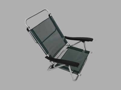 Кресло-шезлонг Maffei алюминий, текстилен зеленый Фото 1