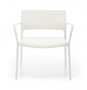 Кресло пластиковое PEDRALI Ara Lounge стеклопластик белый Фото 4