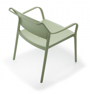 Кресло пластиковое PEDRALI Ara Lounge стеклопластик зеленый Фото 5