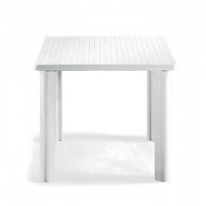 Стол пластиковый обеденный SCAB GIARDINO Nuovo Elle пластик белый Фото 1
