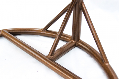 Кресло плетеное подвесное KVIMOL KM-1015 сталь, искусственный ротанг коричневый Фото 11