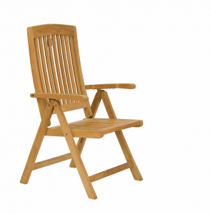 Кресло деревянное Garden Relax Louise тик коричневый Фото 1