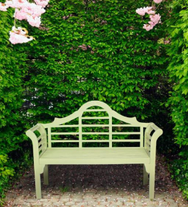 Скамейка деревянная Garden Relax Biblos акация зеленый Фото 3