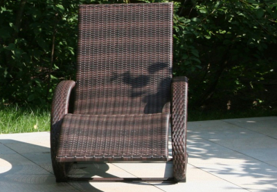 Кресло-шезлонг плетеное Besta Fiesta Largo алюминий, искусственный ротанг венге Фото 4