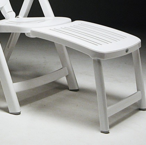 Подставка для ног для кресла Nardi Footrest 45 (Salina) полипропилен белый Фото 3