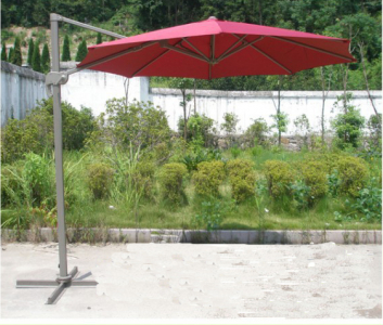 Зонт садовый Antar Miami алюминий, полиэстер бордовый Фото 1
