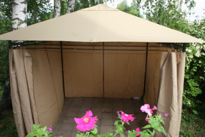 Садовый шатер KingGarden KG004 сталь, полиэстер бежевый Фото 6