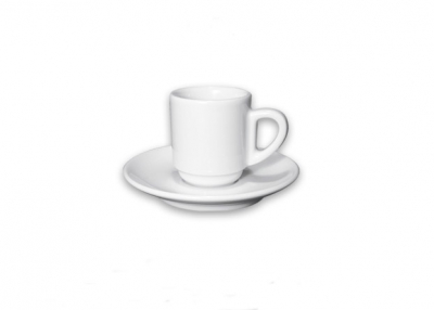 Кофейная пара для эспрессо Ancap Bistrot фарфор белый Фото 1