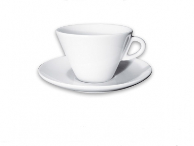 Кофейная пара для латте Ancap Degustazione фарфор белый Фото 1