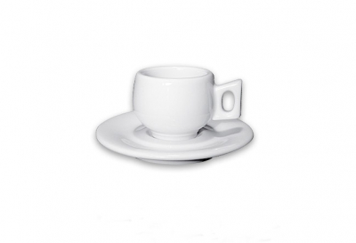 Кофейная пара для эспрессо Ancap Lido фарфор белый Фото 1