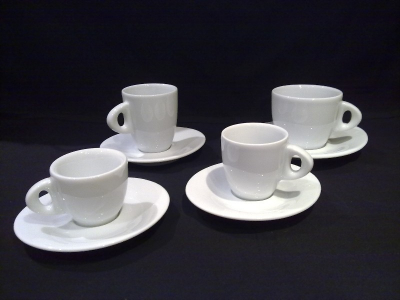 Кофейная пара для эспрессо Ancap Galileo фарфор белый Фото 9