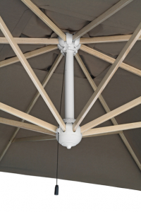 Зонт профессиональный Scolaro Milano Braccio алюминий, акрил серый Фото 4