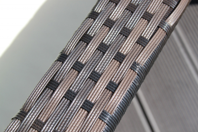 Лаунж-зона KVIMOL сталь, искусственный ротанг коричневый, светло-бежевый Фото 12