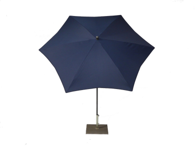 Зонт садовый с поворотной рамой Maffei Kronos сталь/полиэстер синий Фото 2