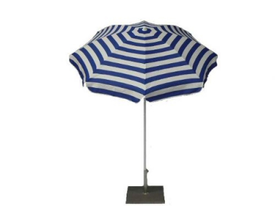 Зонт садовый Maffei Giava сталь, хлопок белый, синий Фото 1