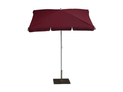 Прямоугольный зонт с поворотной рамой Maffei сталь, хлопок бордовый Фото 1