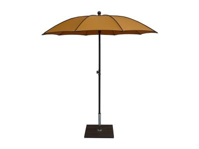 Зонт садовый с поворотной рамой Maffei Border сталь, дралон желтый Фото 2
