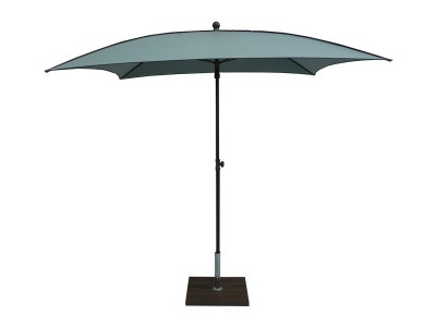 Зонт садовый с поворотной рамой Maffei Border сталь, дралон голубой Фото 5