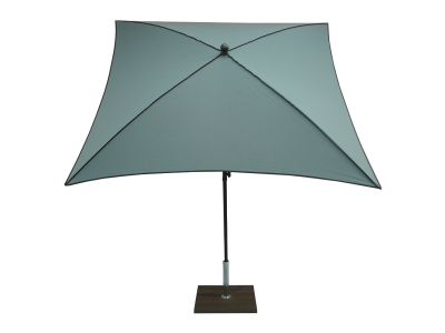 Зонт садовый с поворотной рамой Maffei Border сталь, дралон голубой Фото 1