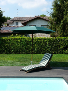 Зонт садовый Maffei Madera алюминий, полиэстер зеленый Фото 2