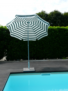 Зонт садовый Maffei Mare сталь, дралон белый, зеленый Фото 2