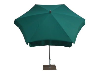 Зонт садовый с поворотной рамой Maffei Mare сталь, дралон зеленый Фото 1