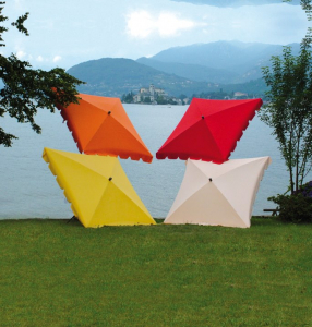 Зонт садовый с поворотной рамой Maffei Allegro сталь, TexMa бирюзовый Фото 7