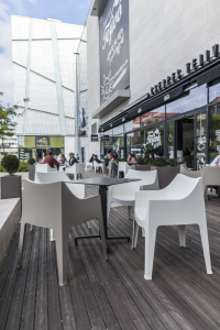 Кресло пластиковое Scab Design Coccolona технополимер лен Фото 9