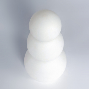 Светильник пластиковый снеговик LED Lumi полиэтилен белый Фото 4